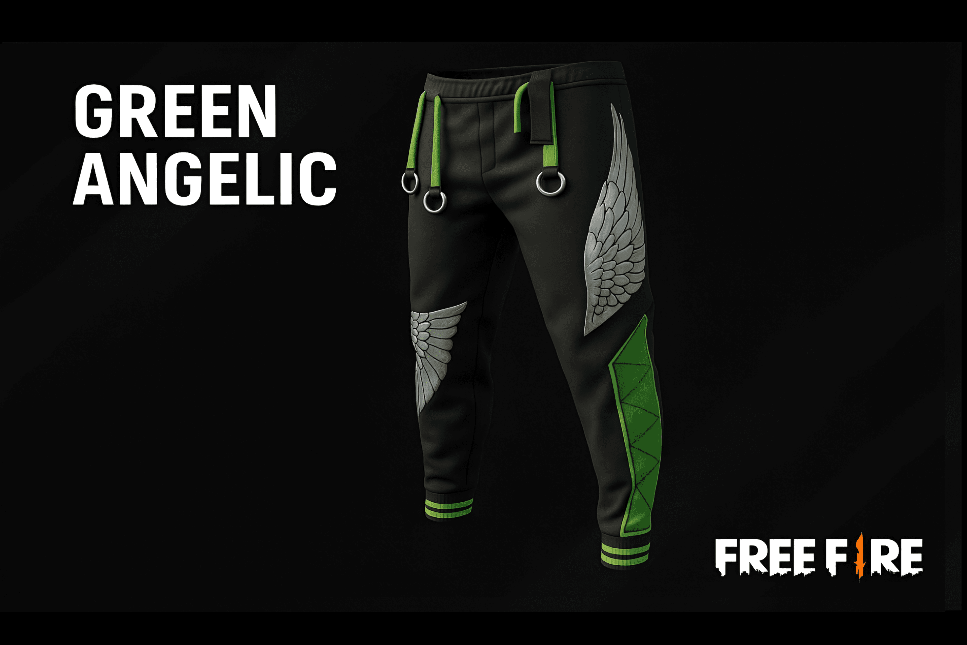 Green Angelic Pant