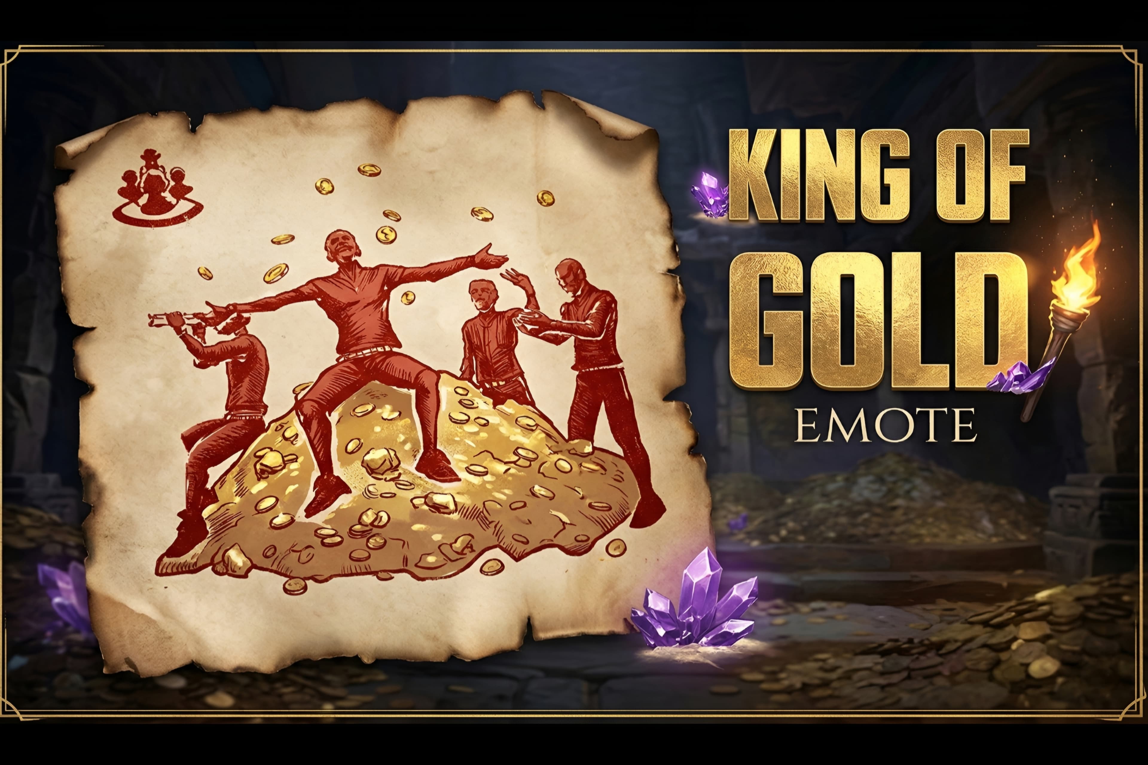 King of Gold Emote