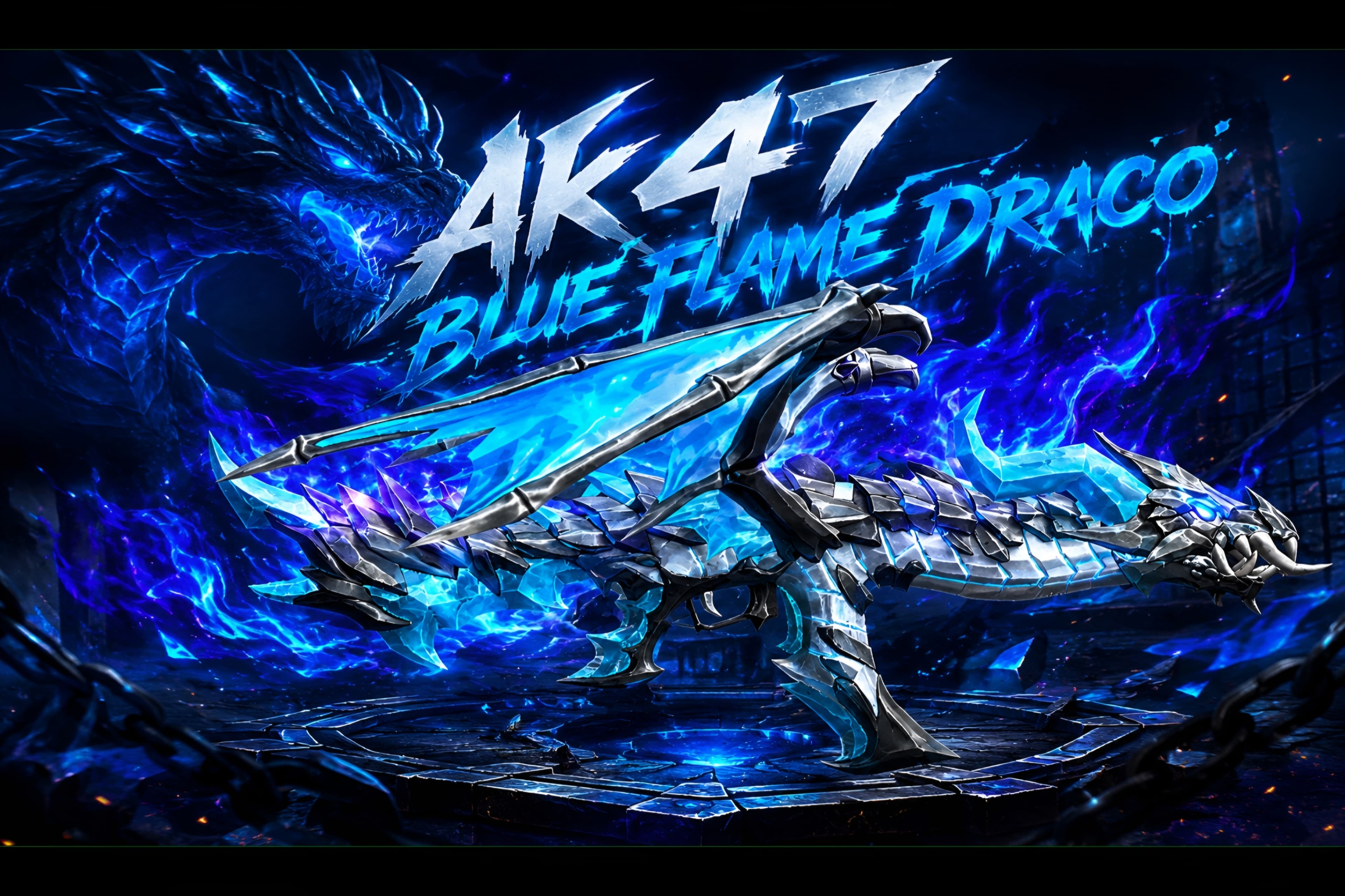 AK47 - Blue Flame Draco (Level - 7)